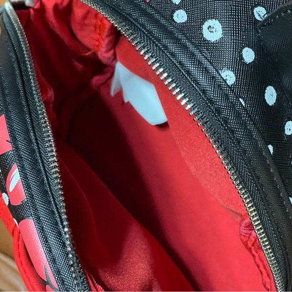 Disney Minnie Mouse Themed Small Black Backpack Bag - Picture 6 of 6